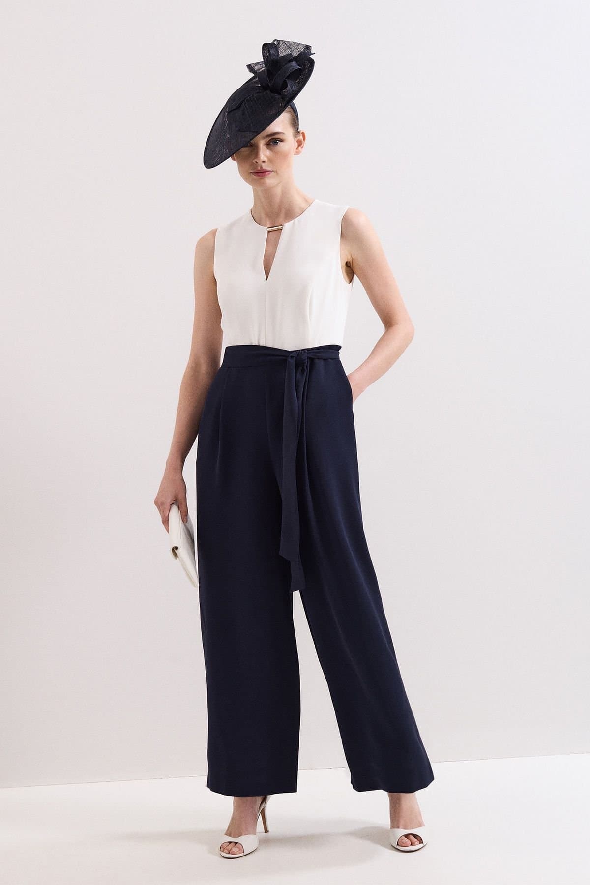Phase Eight Phase Eight Women's Petite Brylee Jumpsuit in Dark Navy