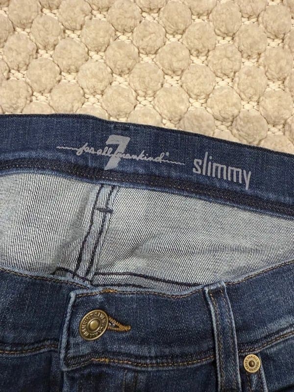 7 For All Mankind Men’s 7 for all Mankind blue jeans straight cut fit 38W / 32L