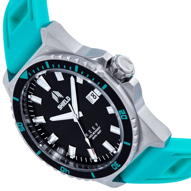 Shield Shield Men's Reef Strap Watch w/Date - Turquoise - 2