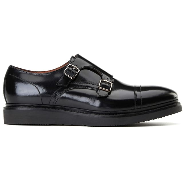 Base London Base London Men's Knight Monk Shoe in Black - 2