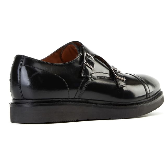 Base London Base London Men's Knight Monk Shoe in Black - 3