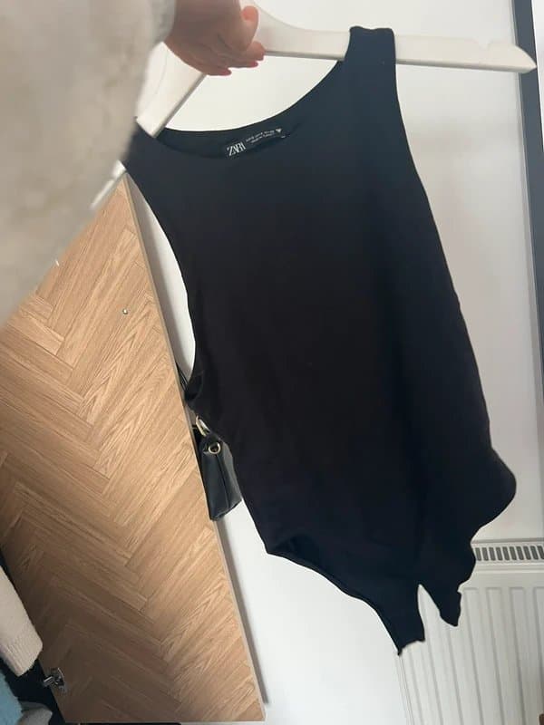 Zara Zara black slinky bodysuit
