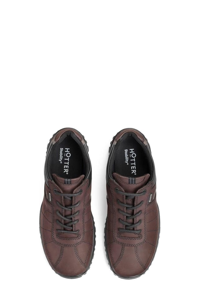 Hotter Hotter Men's 'Thor' GTX® Walking Shoes in Chocolate - 3