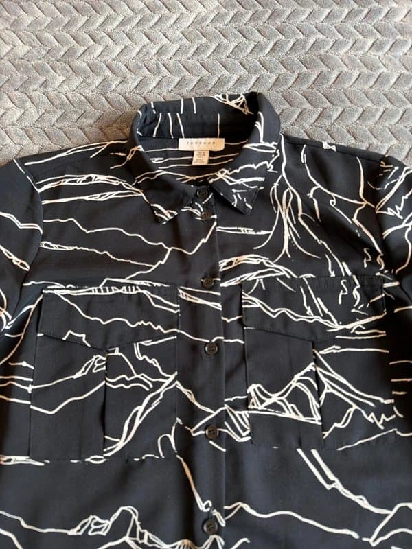 Topshop Black Topshop Shirt