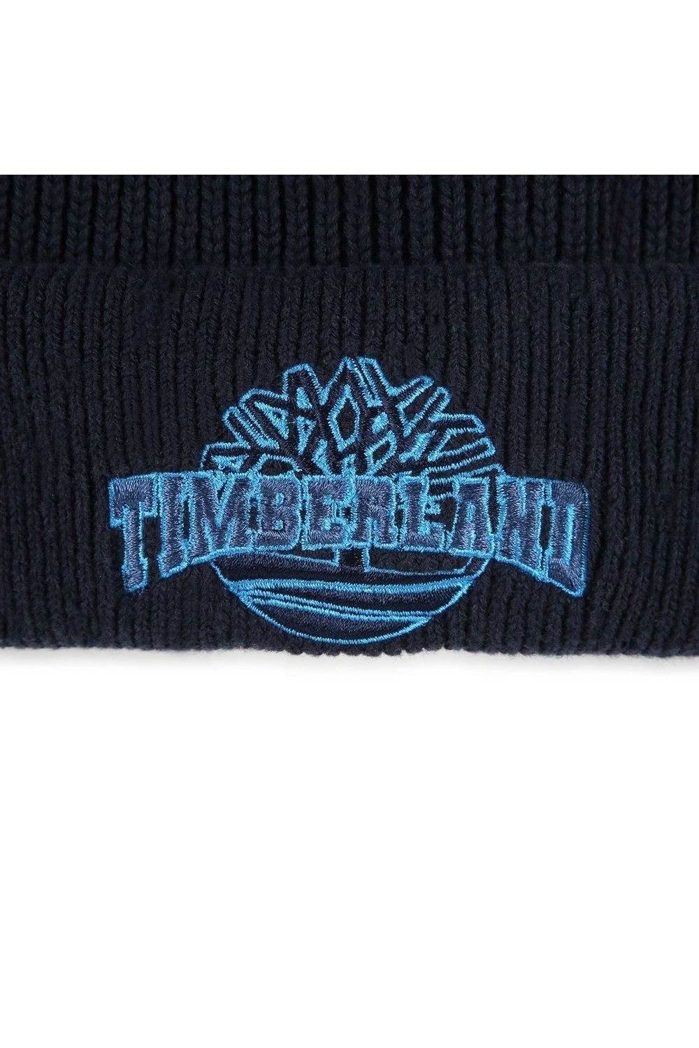 Timberland Kids Timberland Kids Men's Timberland Boys Logo Beanie Night in Navy - 3