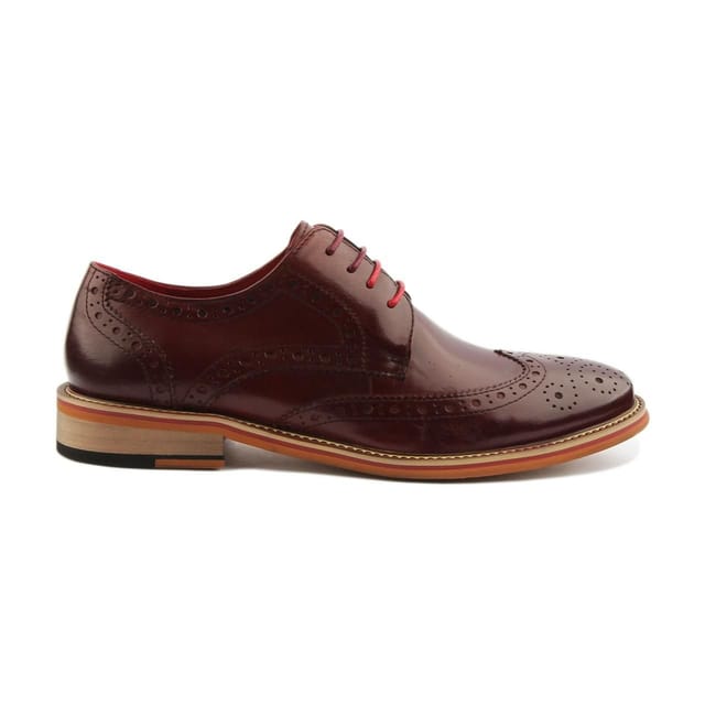 JUSTINREESS ENGLAND JUSTINREESS ENGLAND Men's 'Dover' Leather Shoes in Wine - 2