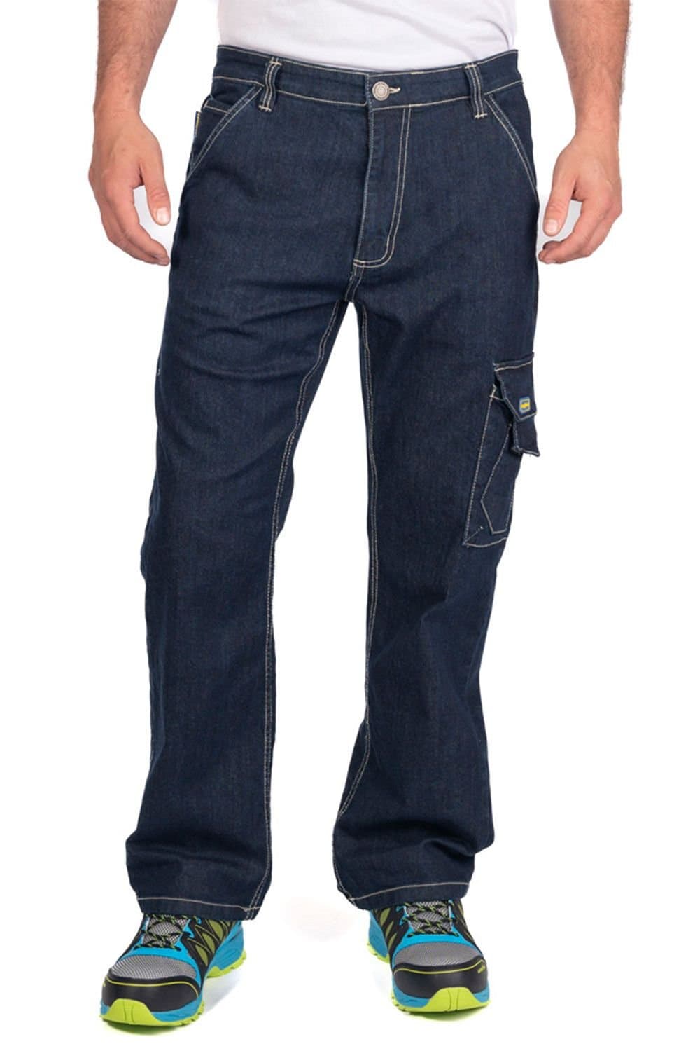 Goodyear Goodyear Men's Navy Stretch Carpenter Denim Jeans