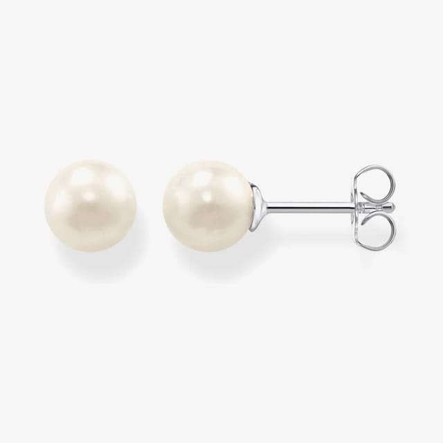 Thomas Sabo THOMAS SABO Women's Simulated White Stud Earrings - 2