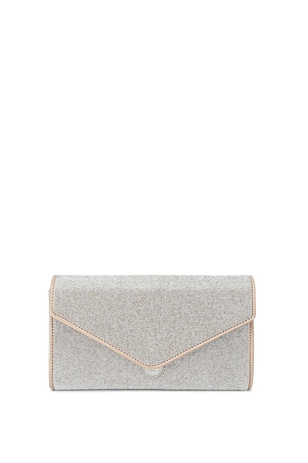 Carvela Carvela Women's 'Spiral Envelope Clutch' Bag in Silver