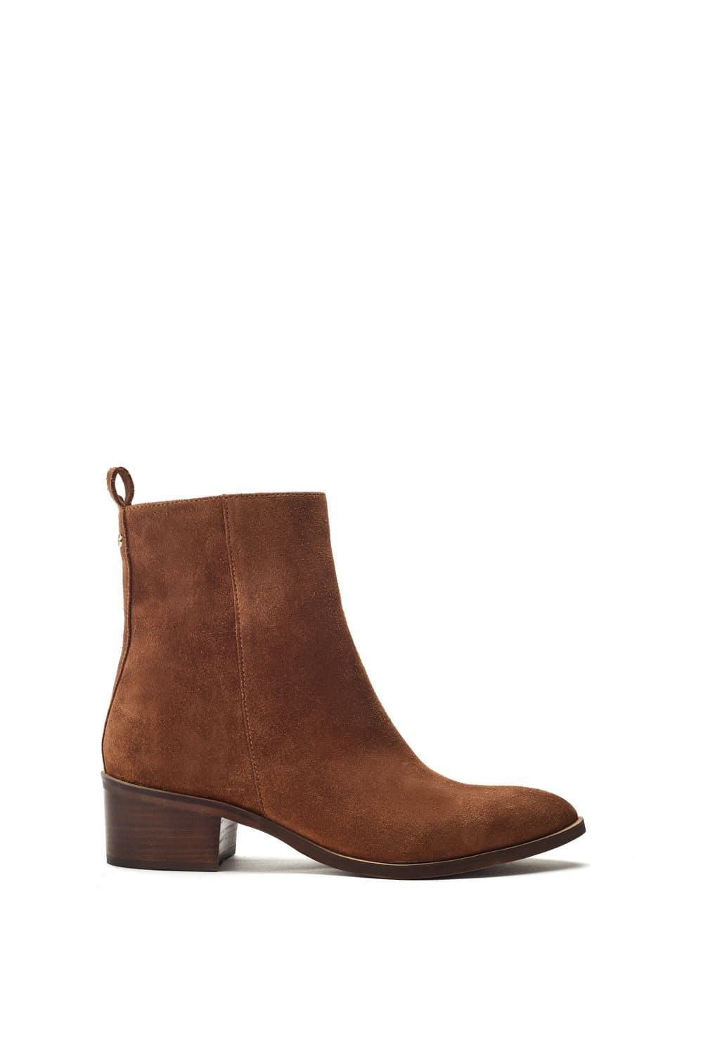Moda In Pelle Moda In Pelle Tan Leather Ankle Boots