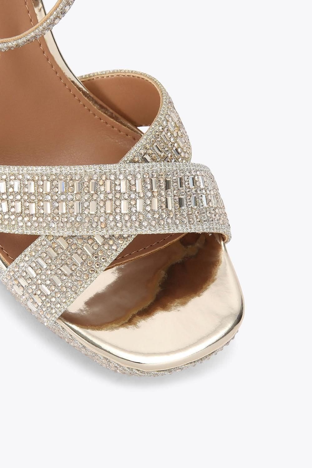 KG Kurt Geiger KG Kurt Geiger Women's 'Fleur Platform' Sandals in Gold - 4