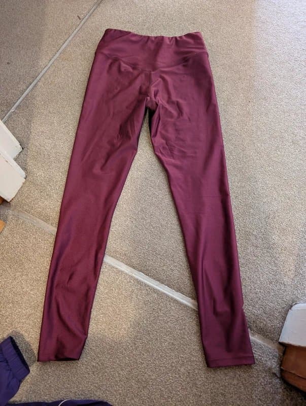 Primark Primark burgundy shimmer leggings Medium