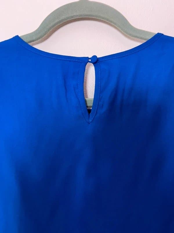 Reiss REISS Royal Blue Sleeveless Shift Dress - Size 8 - Very Good Condition