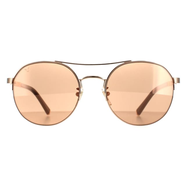 Police Police Men's Aviator Shiny Copper Gold Brown Mirror Copper SPLA24 Lewis 03 - 2