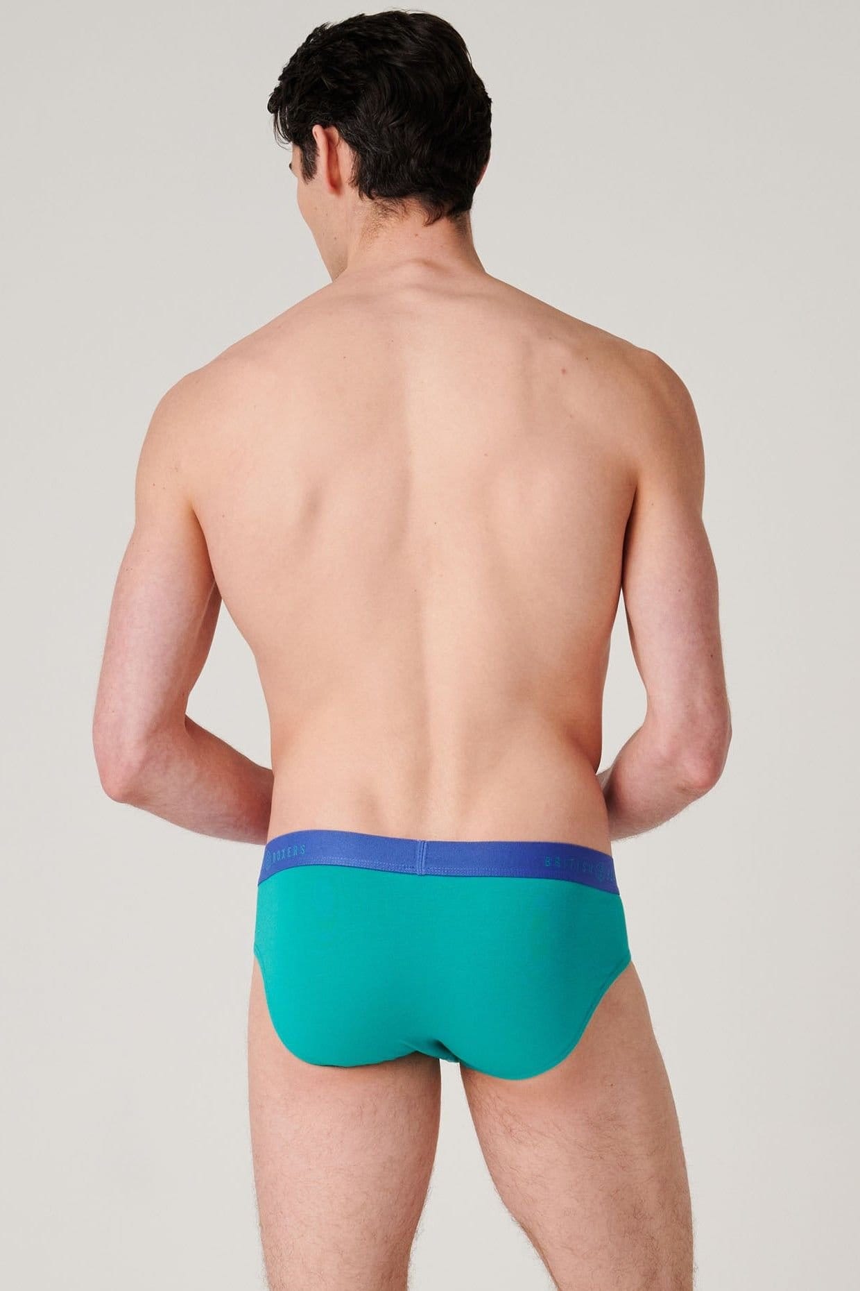 British Boxers British Boxers Men's Pack of Three "Fresh Citrus" Cotton Briefs - 4