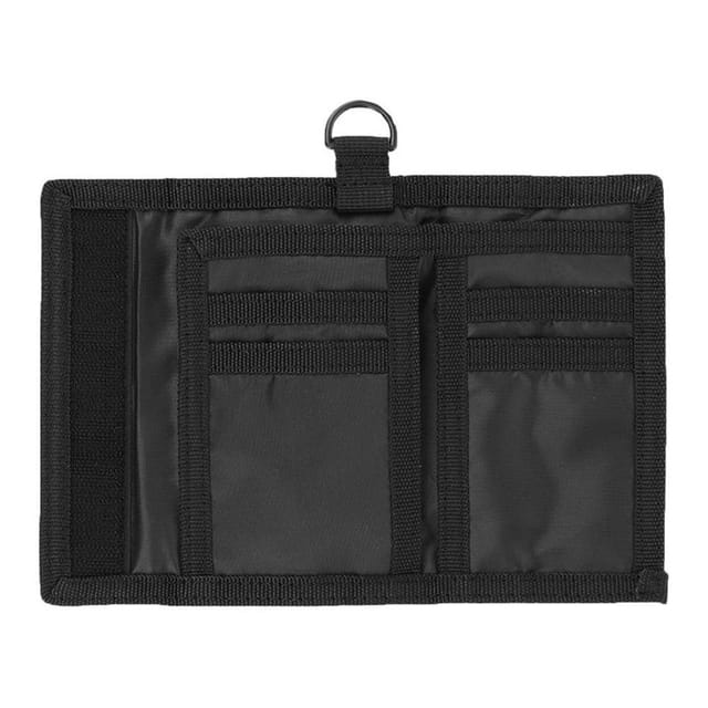 4F 4F Men's U005 Logo Polyester Wallet in Black - 3