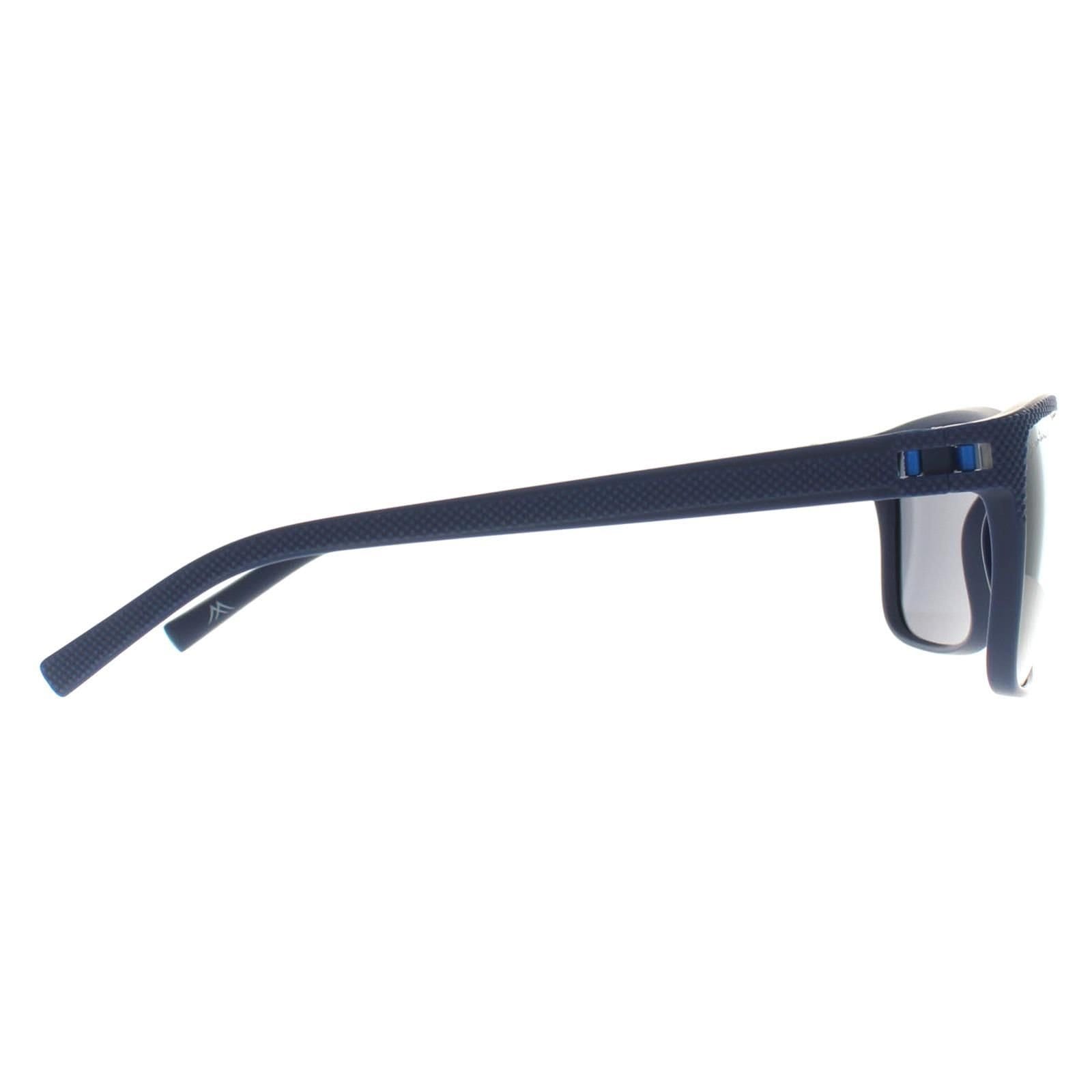 montana montana Men's Rectangle Dark Blue Smoke Polarized MP198 - 4