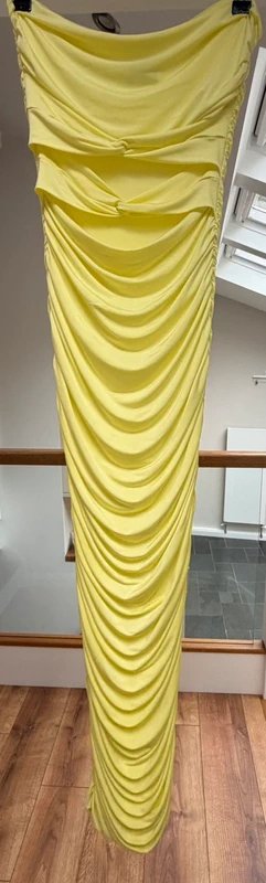 Ruched & Ready ASOS Ruched and ready worth the hype slinky cut out bandeau dress 10 12 - 1