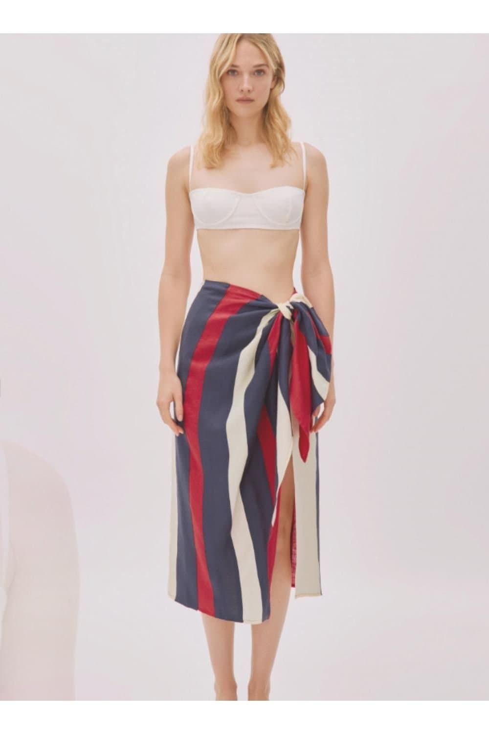 Labeca Labeca Women's Soho Linen Wrap Skirt