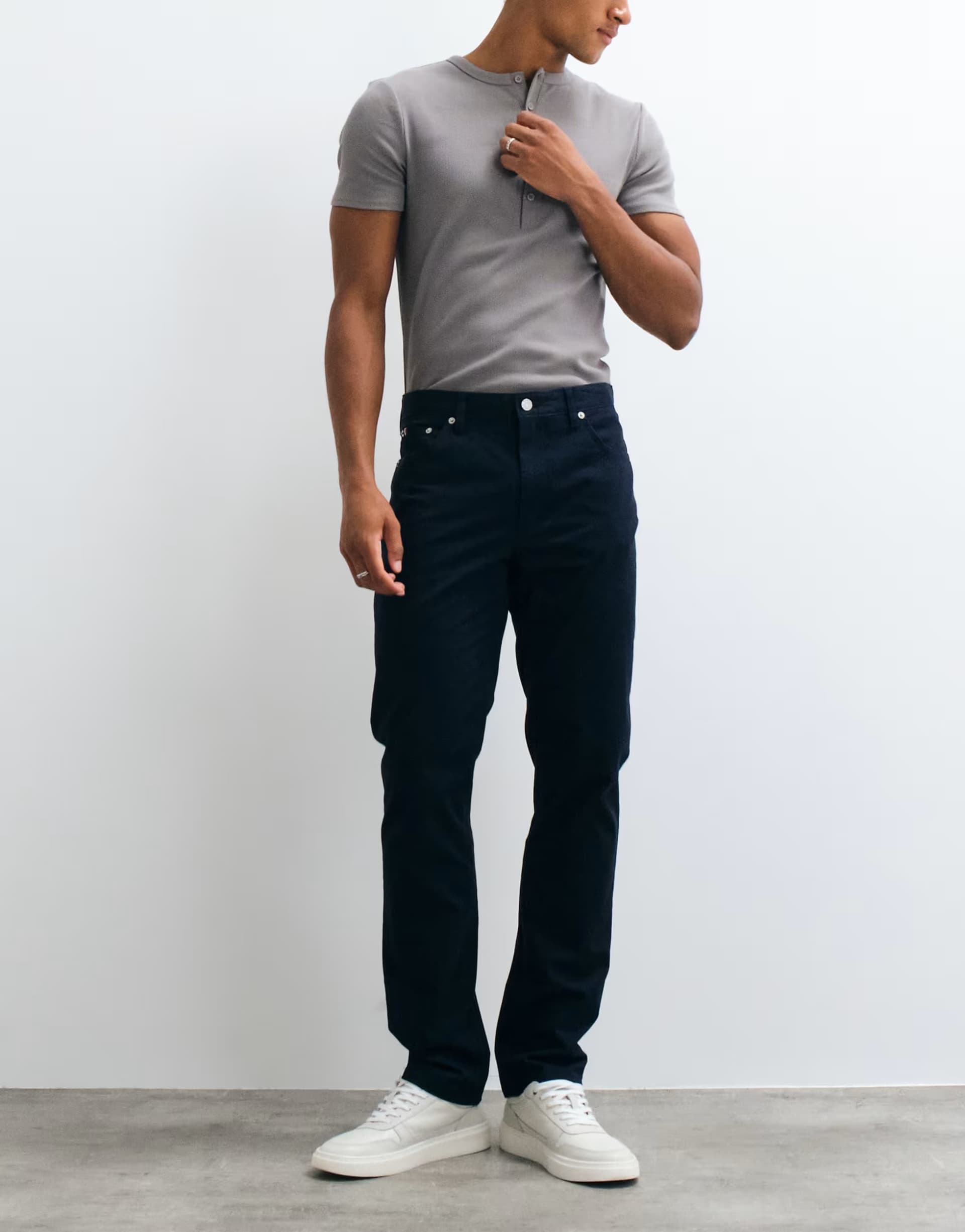ASOS Tommy Hilfiger Denton tapered trousers in navy