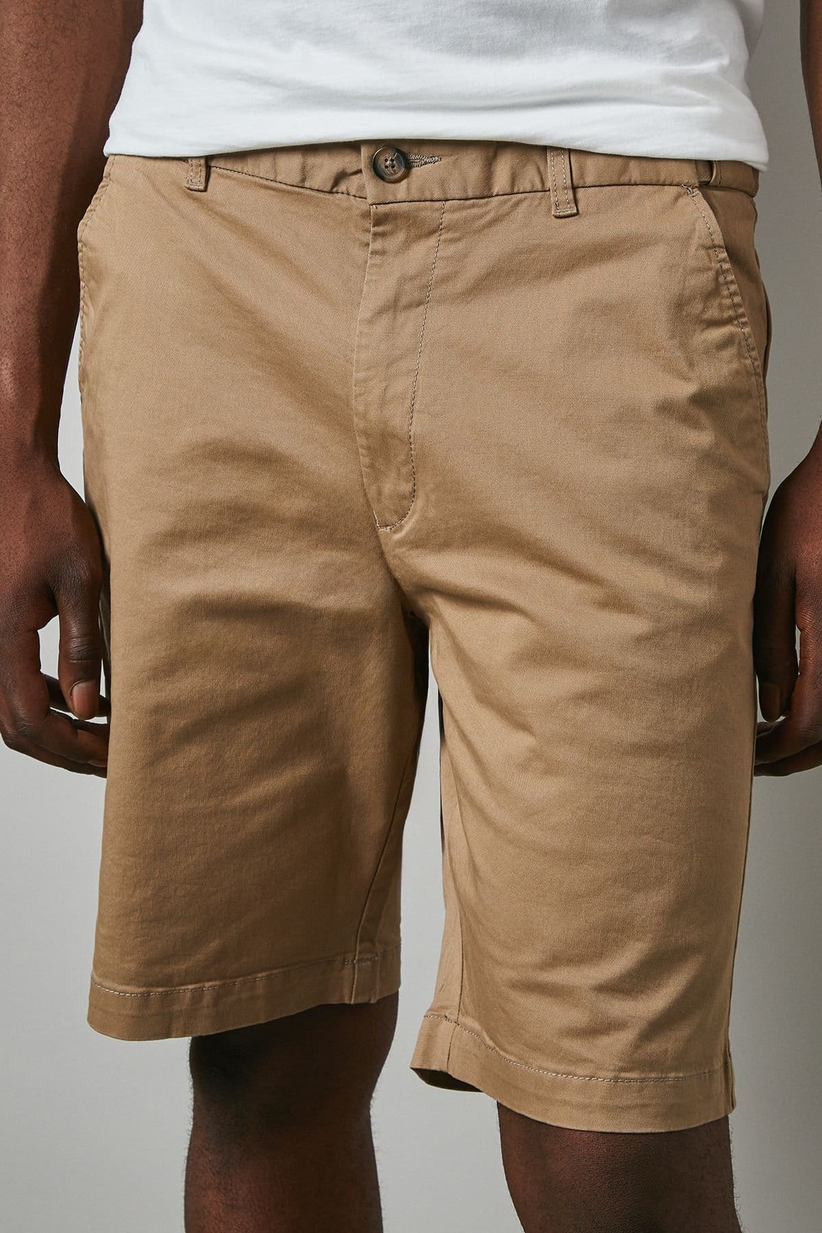 Maine Maine Men's Premium Chino Shorts in Stone - 4