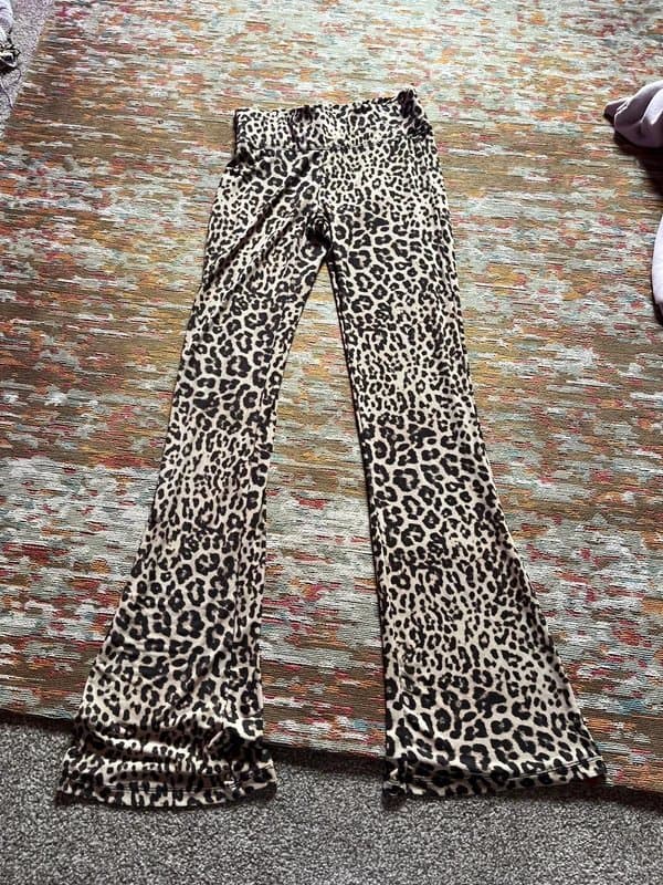Bershka Bershka flared leggings