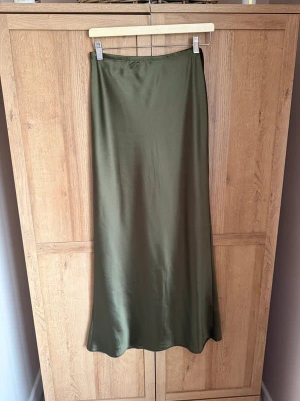 New Look New look satin bias midi skirt  - size 10 tall