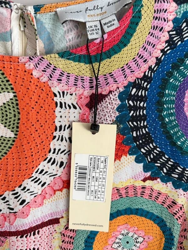 Never Fully Dressed Never Fully Dressed ‘Malibu Crochet Midi Dress’ ~ size 16 ~ Brand New with Tags