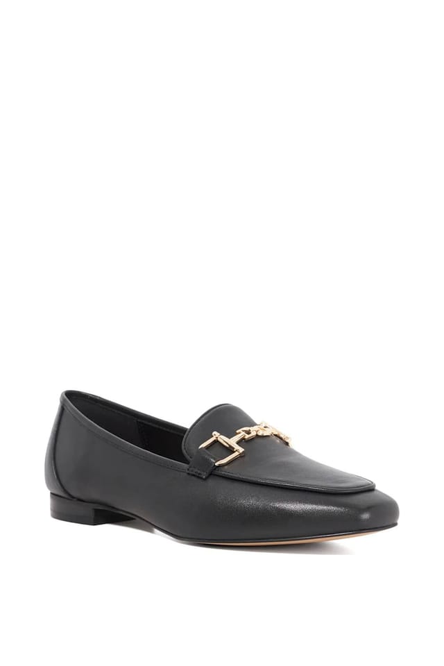 Dune London Dune London Women's 'Grained' Leather Loafers in Black - 2