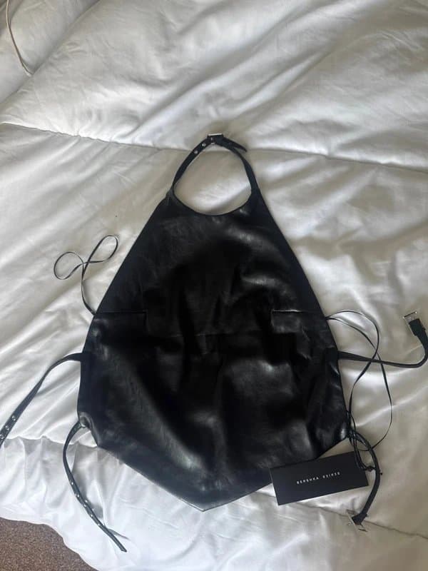 Bershka Backless halter neck top