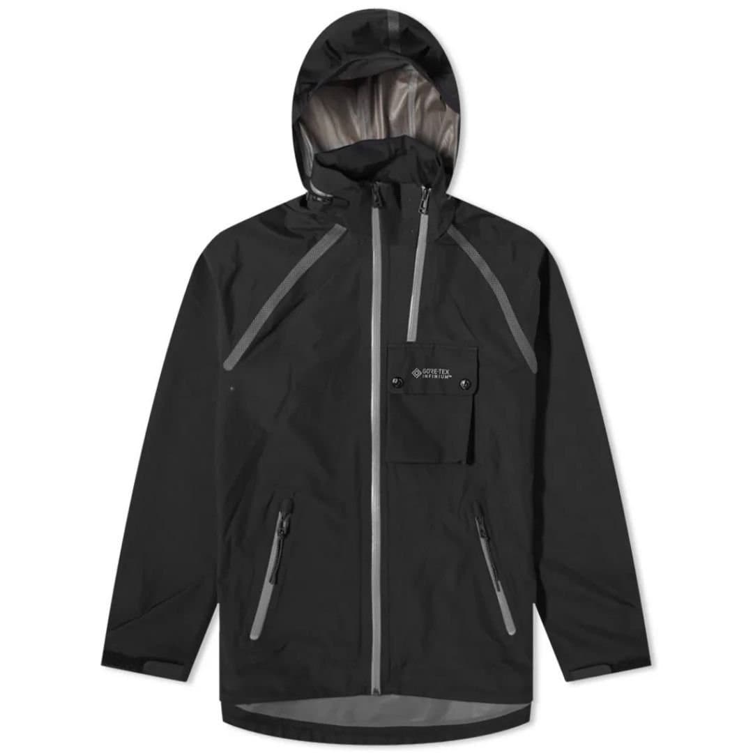 Belstaff Belstaff Men's Solid Twin Black Waterproof Track Track Jacket