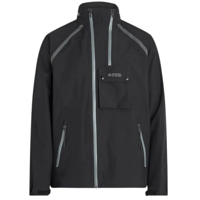 Belstaff Belstaff Men's Solid Twin Black Waterproof Track Track Jacket - 2