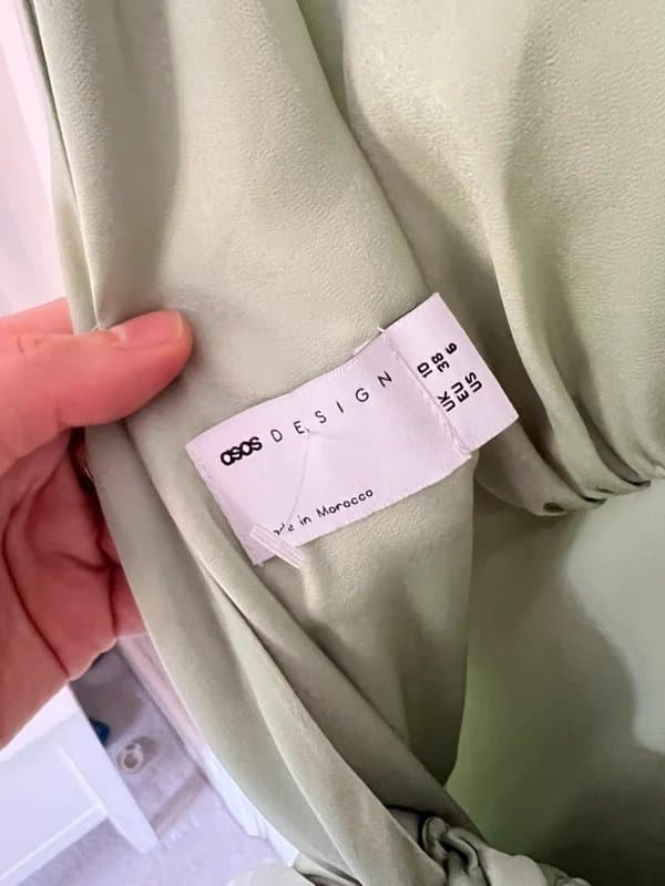 ASOS Design Green occasion dress