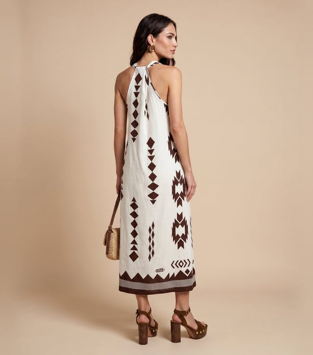 Urban Bliss Women's Geometric Print Maxi Dress Urban Bliss New Look - 3