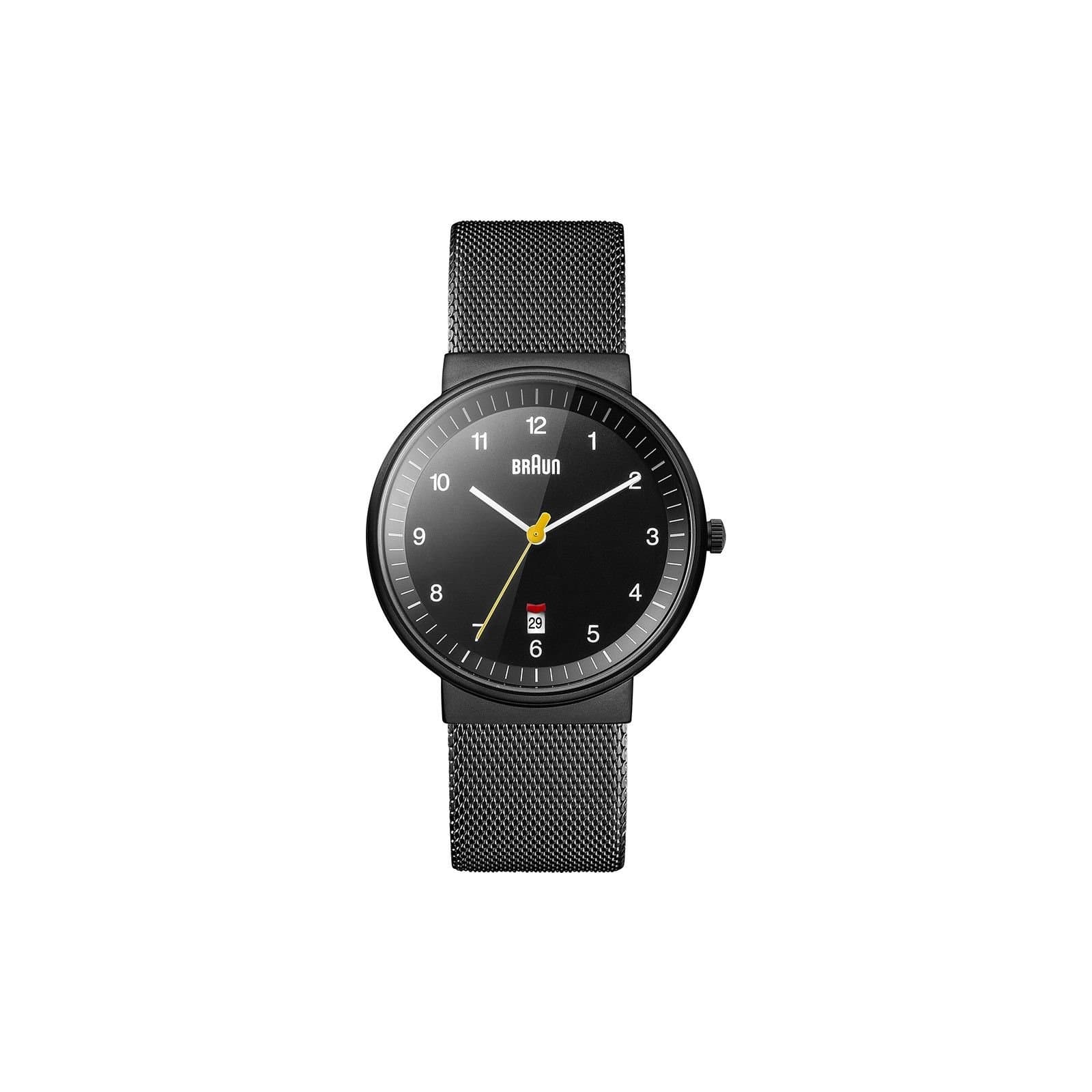 Braun Braun Men's BN0032BKBKMHG Classic 40mm Quartz Watch in Black