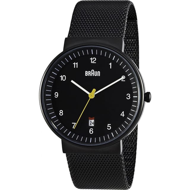 Braun Braun Men's BN0032BKBKMHG Classic 40mm Quartz Watch in Black - 2