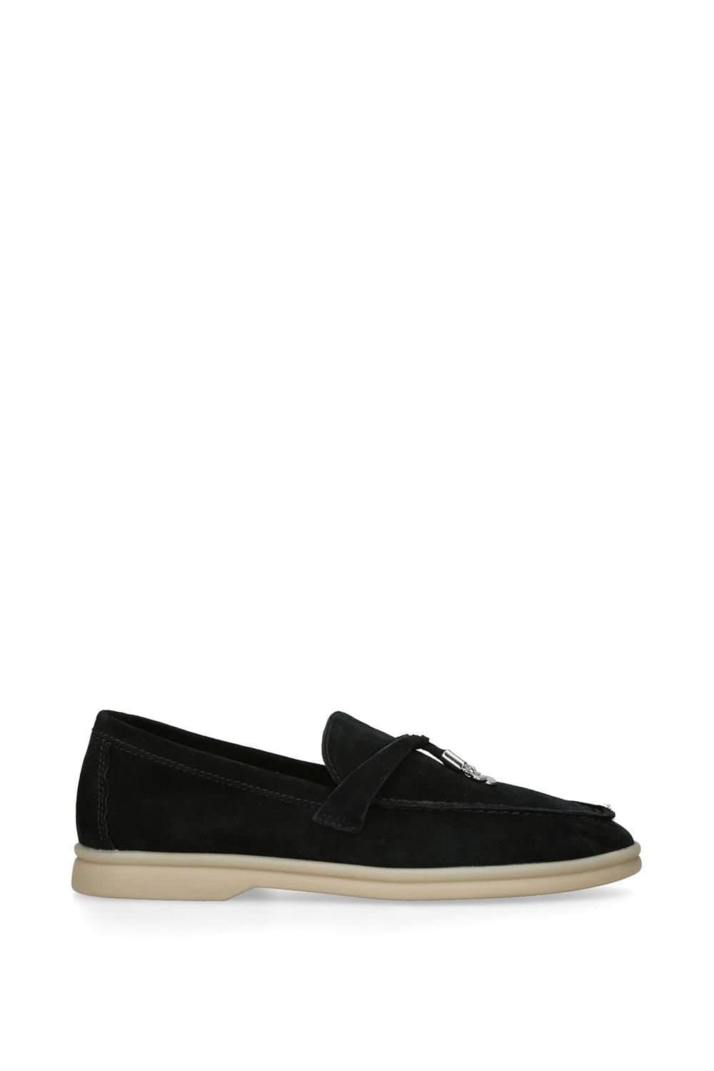 Steve Madden STEVE MADDEN Women's 'Portland' Suede Flats in Black