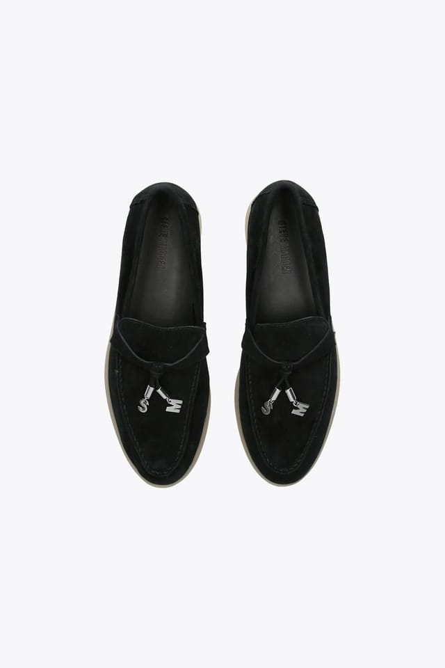 Steve Madden STEVE MADDEN Women's 'Portland' Suede Flats in Black - 2