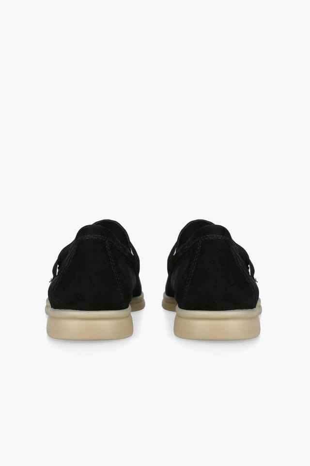 Steve Madden STEVE MADDEN Women's 'Portland' Suede Flats in Black - 3