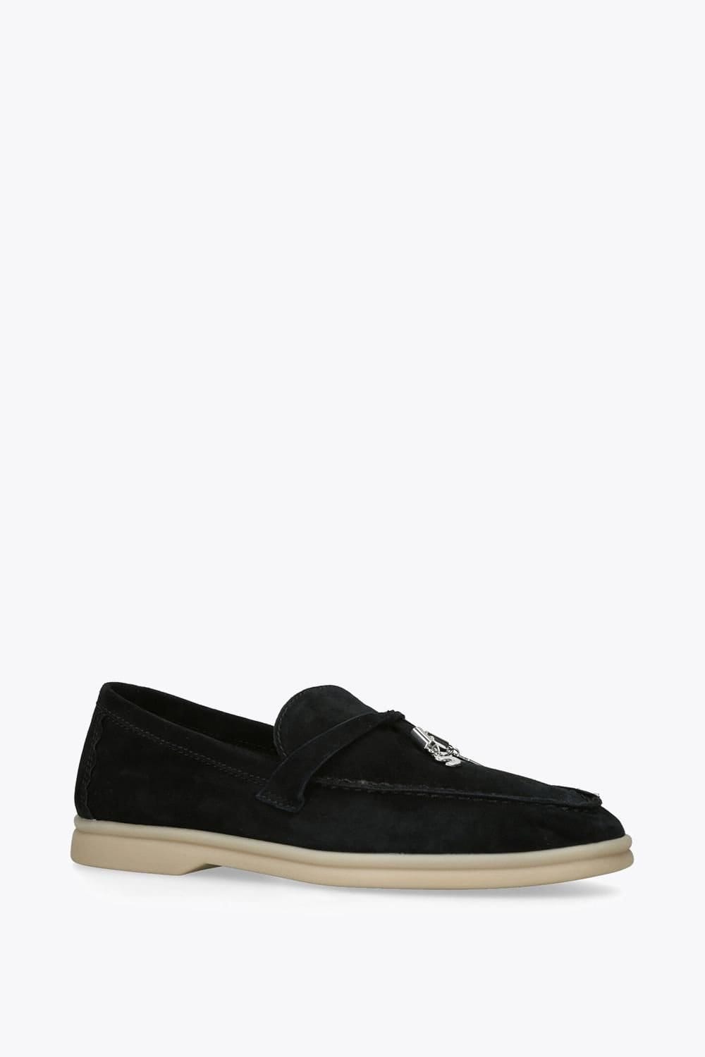 Steve Madden STEVE MADDEN Women's 'Portland' Suede Flats in Black - 4