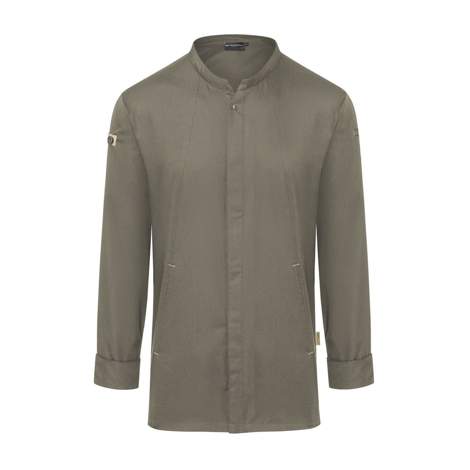 Karlowsky Karlowsky Men's Green-Generation Chef Jacket in Dark Grey