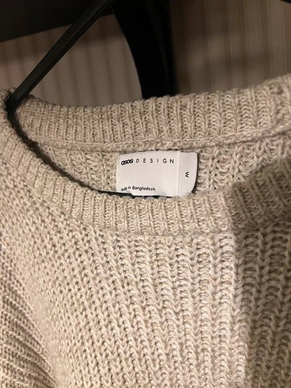 ASOS ASOS beige knitted sweater