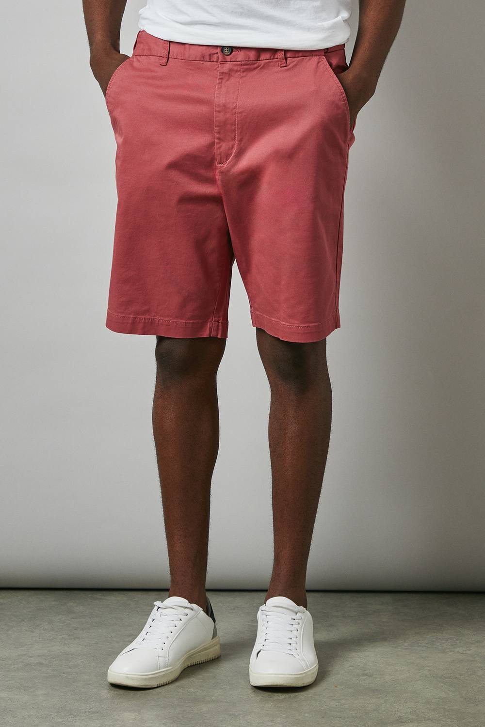 Maine Maine Men's Premium Chino Shorts in Terracotta - 2