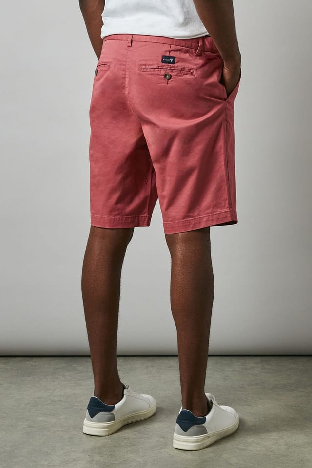 Maine Maine Men's Premium Chino Shorts in Terracotta - 3