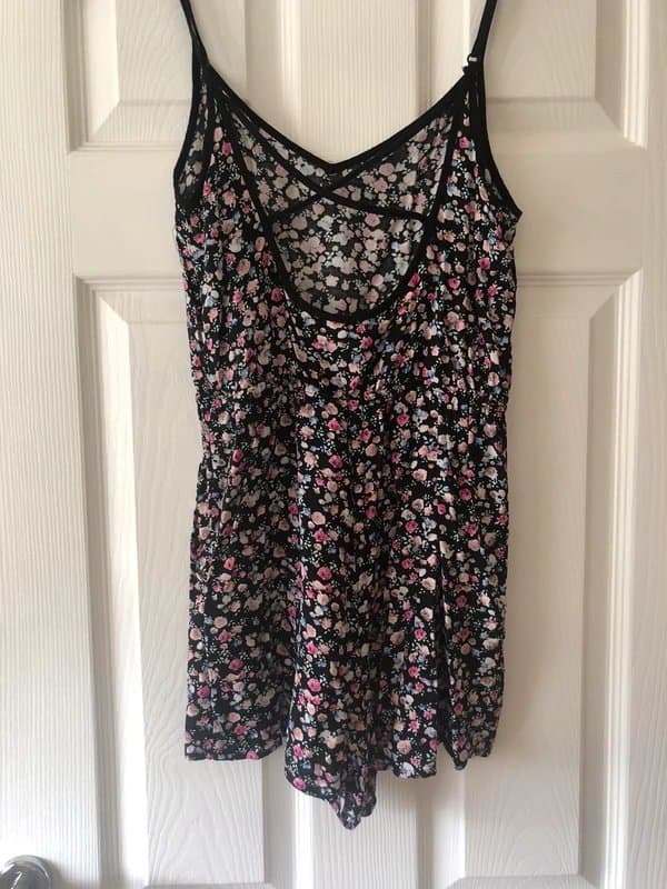 H&M Divided Ditsy floral print playsuit