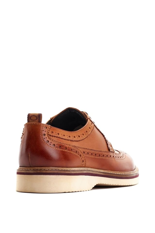 Base London Base London Men's Sully Brogue in Tan - 2