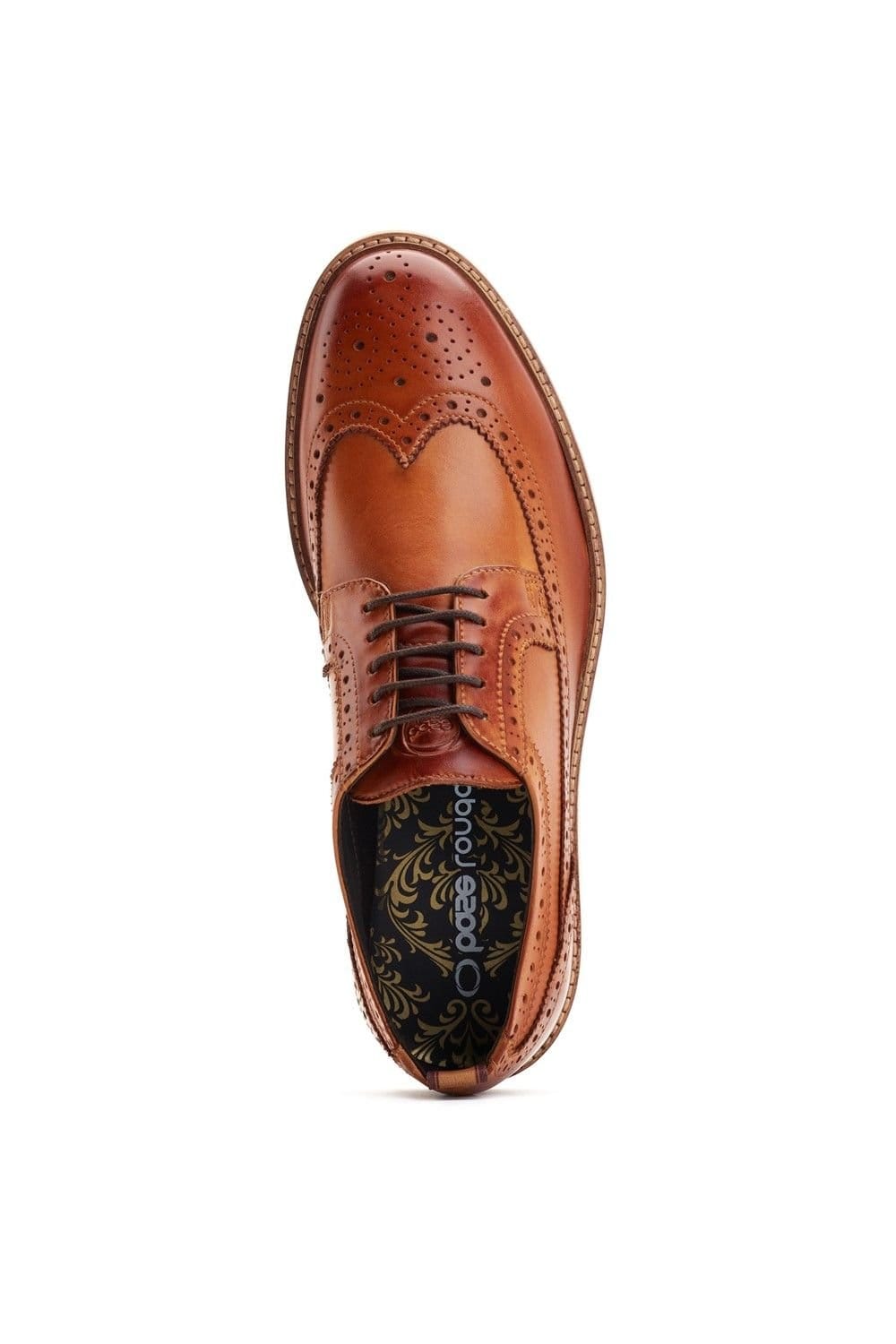 Base London Base London Men's Sully Brogue in Tan - 4