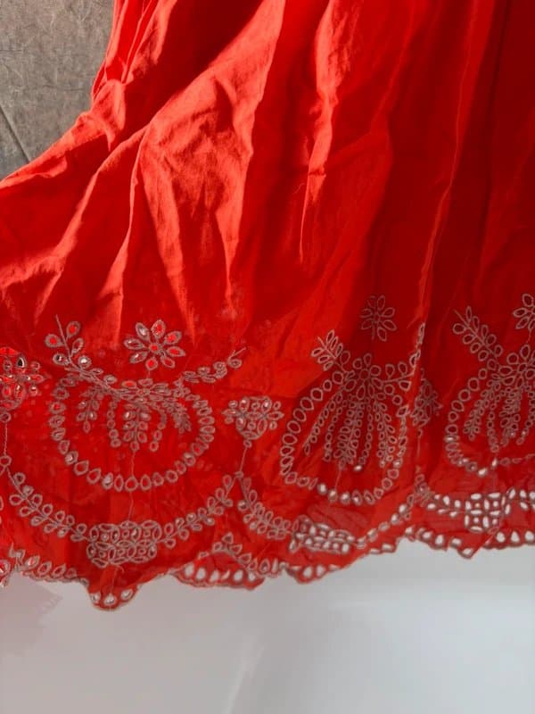 New Look Never worn orange summer dress. Size 16