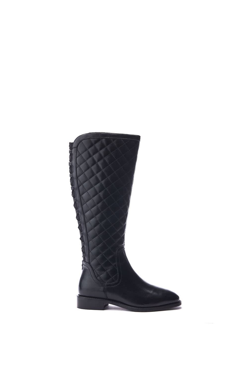 Moda in Pelle Moda In Pelle Women's 'Sinclair' Leather Biker Boots in Black