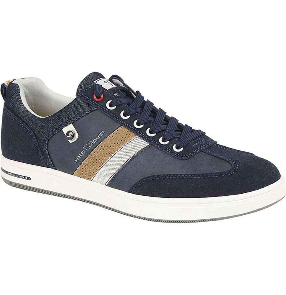 Route 21 Route 21 Men's 7-Eye Casual Trainers in Navy